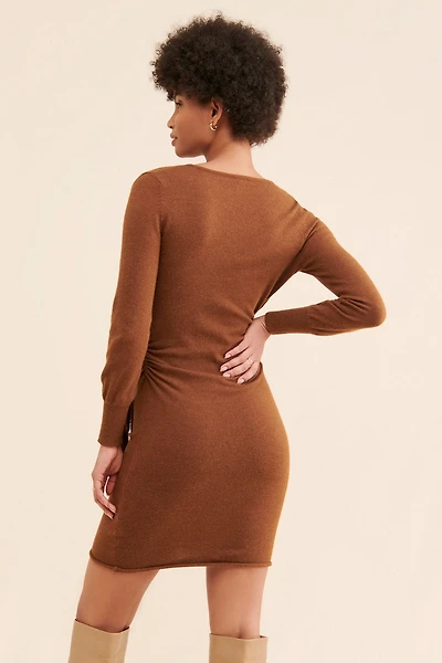 Avantlook Wrap Front Mini Dress