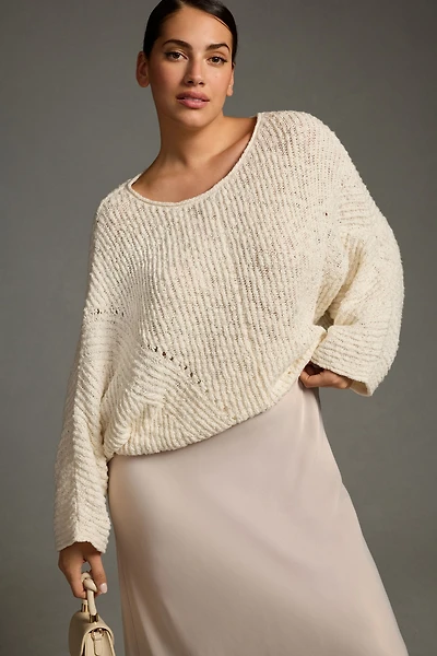 Crewneck Batwing Sweater