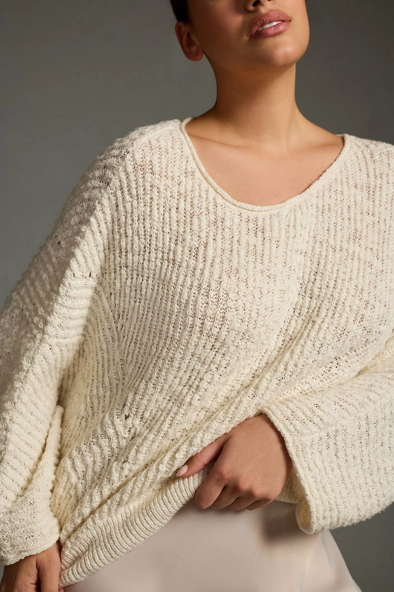 Crewneck Batwing Sweater