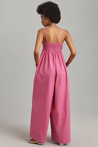 Hutch Poplin Bow Jumpsuit