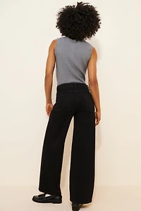Warp + Weft Nce High-Rise Wide Leg Jeans