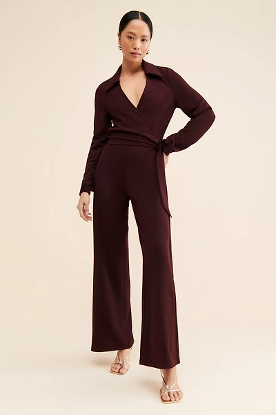 Awaylee Tie-Front Jumpsuit