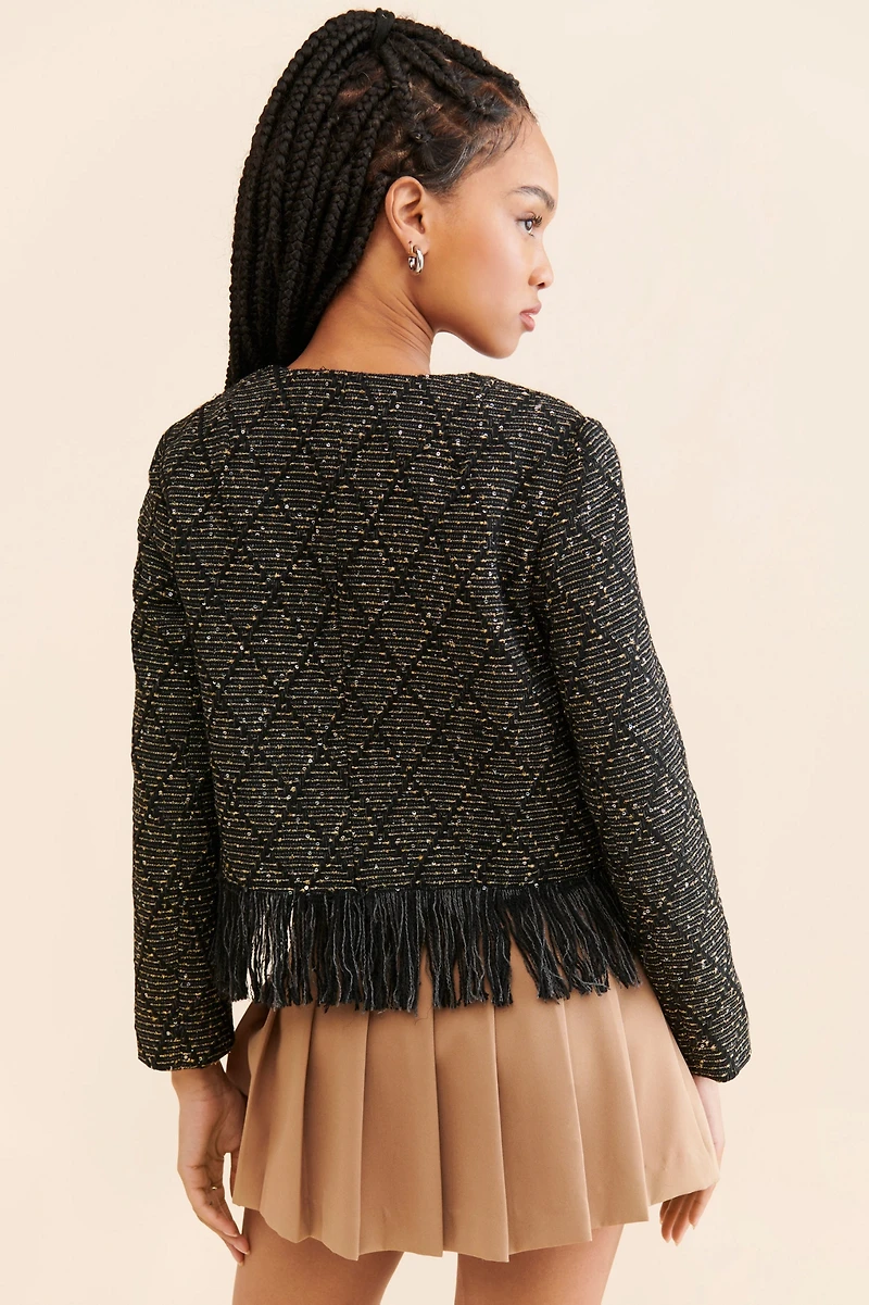 See U Soon Tweed Sequin Jacket