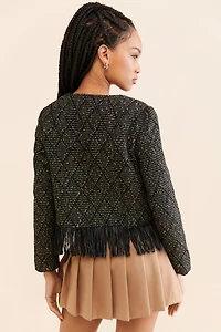 See U Soon Tweed Sequin Jacket