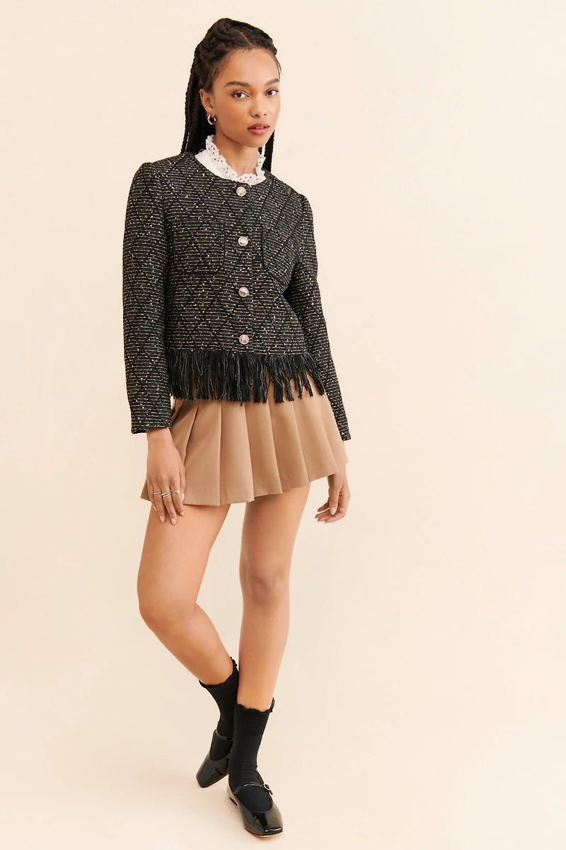 See U Soon Tweed Sequin Jacket