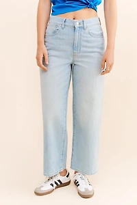 Madewell The Perfect Vintage Wide Leg Crop Jeans