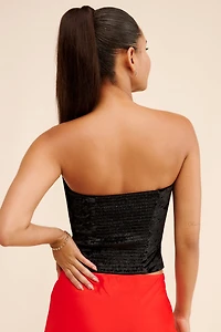 Hutch Velvet Bow Top