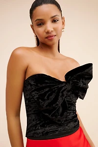 Hutch Velvet Bow Top