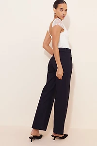 ASKK Sailor Wide-Leg High-Rise Jeans
