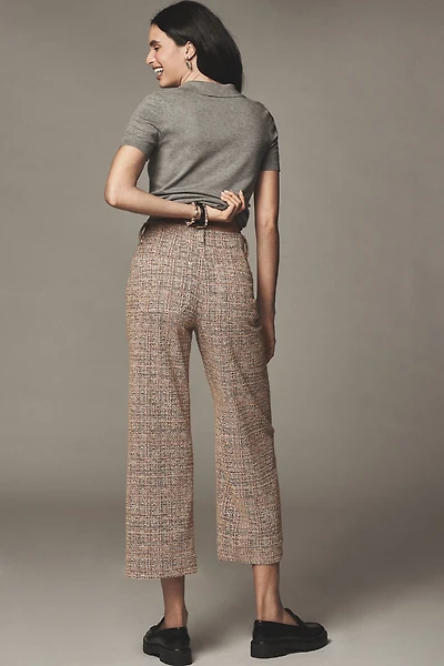 Colette Crop Wide Tweed Pants