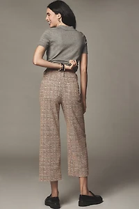Colette Crop Wide Tweed Pants