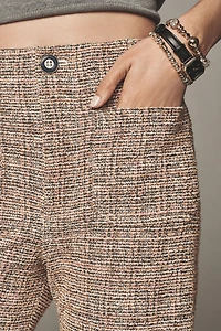 Colette Crop Wide Tweed Pants