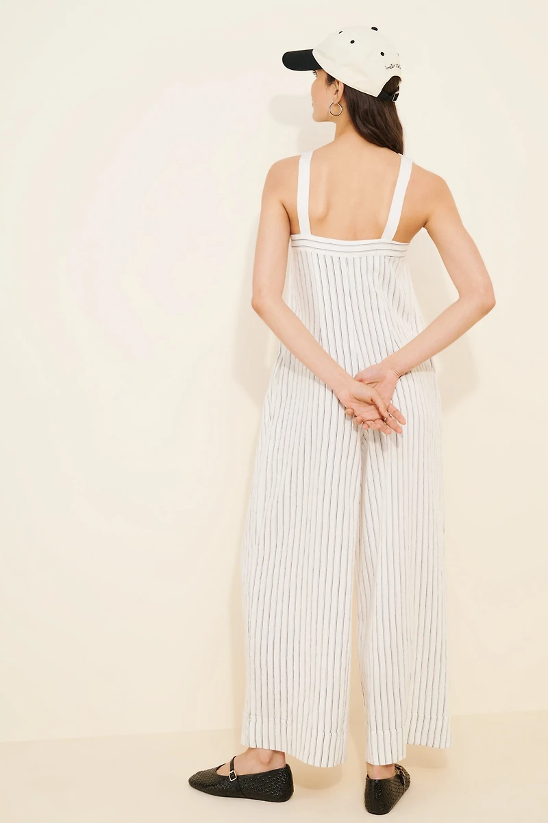 Maeve Waders Wide-Leg Jumpsuit