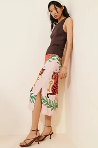 Bl-nk Lania Slip Midi Skirt