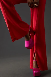 Hutch Flare Front-Slit Jumpsuit