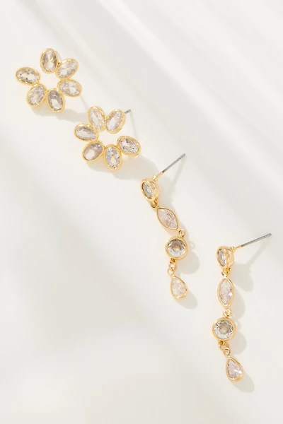 Crystal Fete Earrings, Set of 2