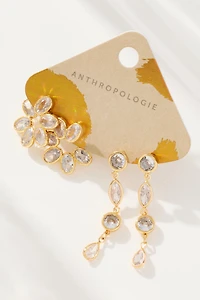 Crystal Fete Earrings, Set of 2