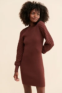 Adelyn Rae Jonas Honeycomb Mini Dress