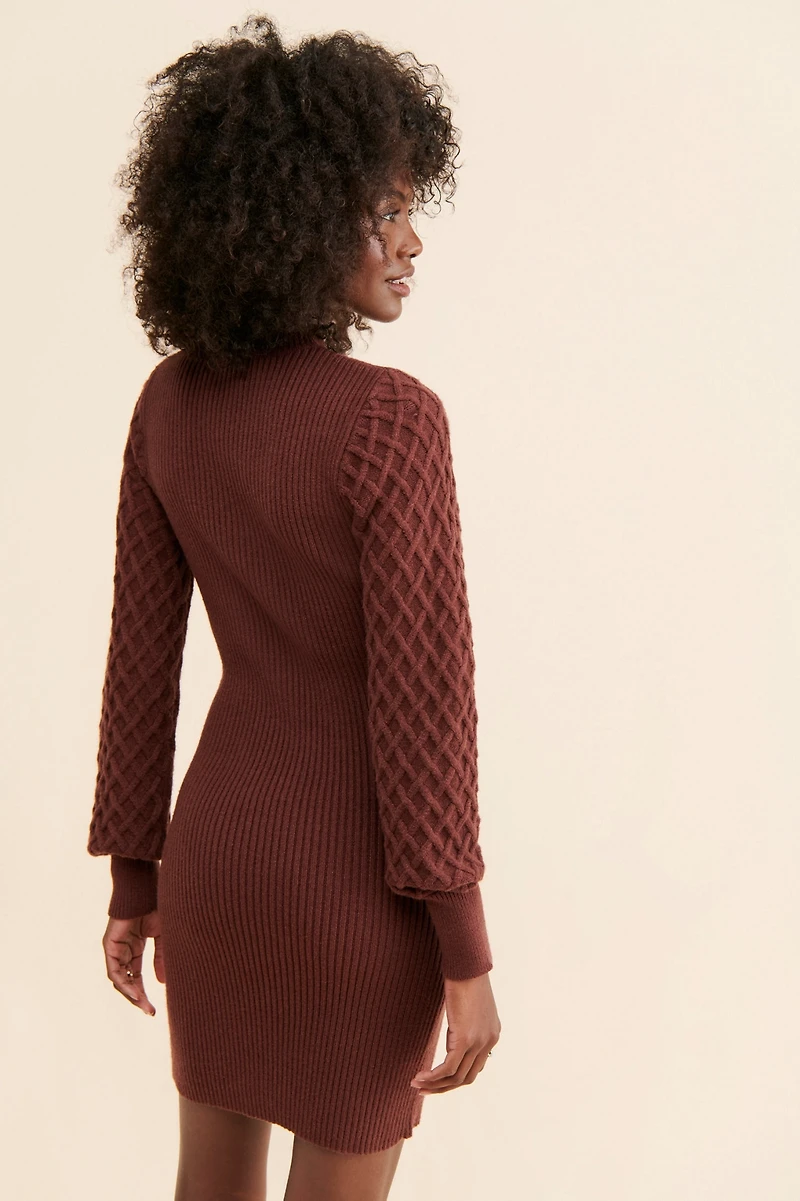 Adelyn Rae Jonas Honeycomb Mini Dress