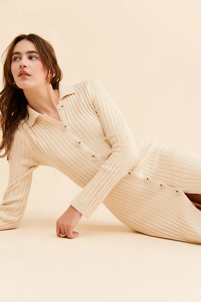 $525 Button Down Polo Dress