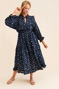 Stella Nova Barbara Floral Midi Dress