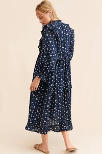 Stella Nova Barbara Floral Midi Dress