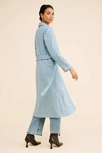 Never Fully Dressed Denim Harper Trench Coat