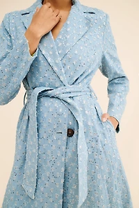 Never Fully Dressed Denim Harper Trench Coat