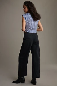 Pilcro The Izzie Relaxed Pull-On Barrel Pants