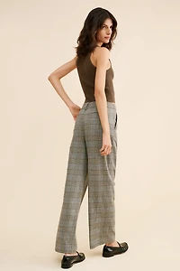 Madewell Margot Wool Blend Slouchy Straight Trousers