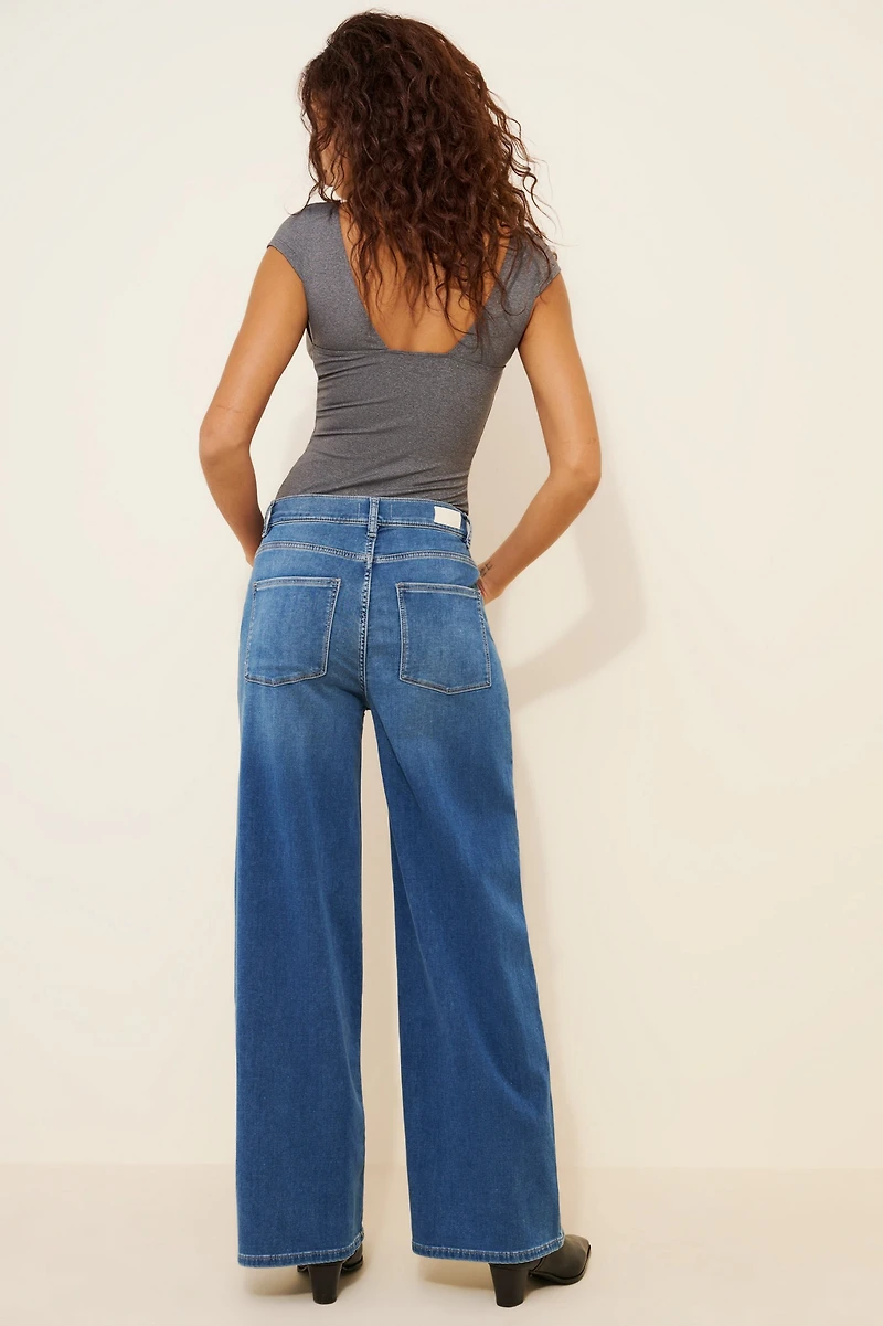 DL1961 Hepburn Wide-Leg High-Rise Relaxed Jeans