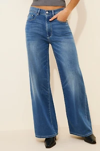 DL1961 Hepburn Wide-Leg High-Rise Relaxed Jeans