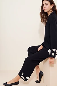 Sleeper Bloom Silk Blend Pajama Pants