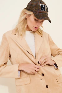 Dolan Faux-Suede Boyfriend Blazer