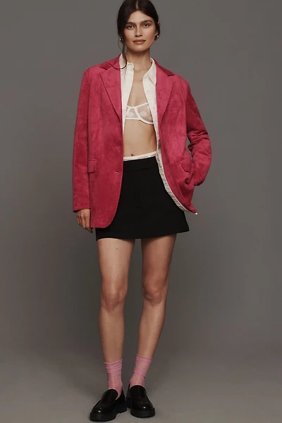 Dolan Faux-Suede Boyfriend Blazer