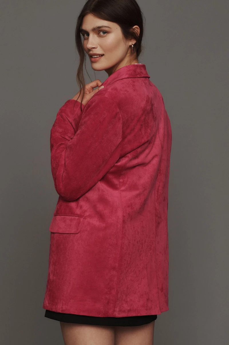 Dolan Faux-Suede Boyfriend Blazer