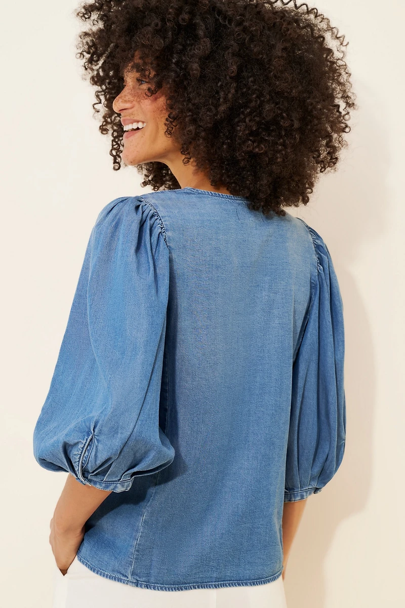 Madewell Denim Erin Top
