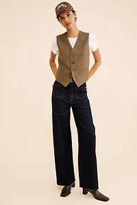 Polo Ralph Lauren Tweed Front Panel Vest