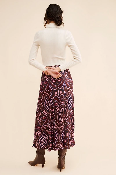 Nuuly x Farm Rio Pineapple Ikat Midi Skirt