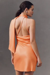 BHLDN Julia Scarf Halter Mini Dress