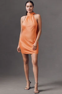 BHLDN Julia Scarf Halter Mini Dress
