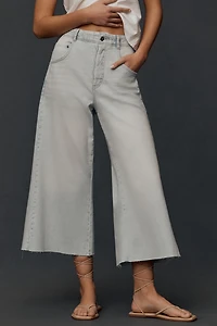 Pilcro The Adi Regenerative Cotton High-Rise Crop Relaxed Flare Jeans