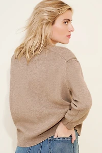 ASTR the Label Derlin Wool Blend Illusion Tie Sweater