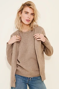 ASTR the Label Derlin Wool Blend Illusion Tie Sweater
