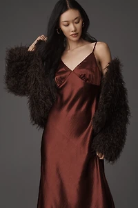 By Anthropologie Faux Fur Jacket