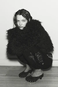 By Anthropologie Faux-Fur Jacket