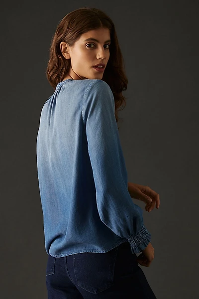 Cloth & Stone Henley Buttoned Shirt