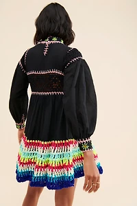 CeliaB Scarlett Mixed Media Dress