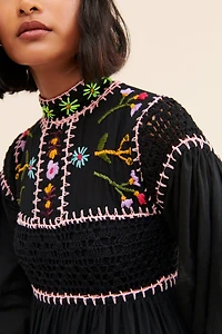 CeliaB Scarlett Mixed Media Dress