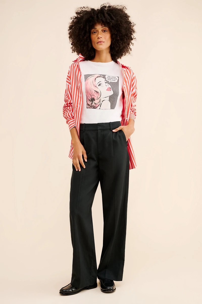 Madewell Margot Slouchy Straight Trousers